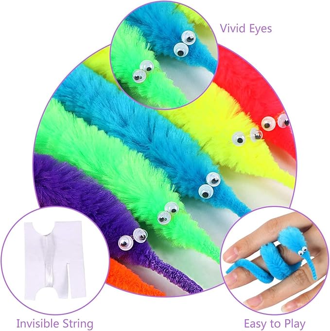 Magic Worm Toys Versatile Fidget and Tools Multicolor