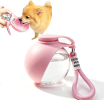 Portable Dog Water Bottle with Bowl