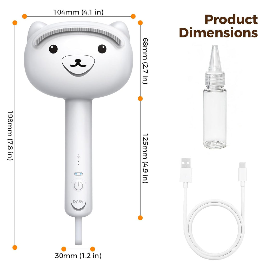 Steam Self-Cleaning Pet Brush