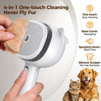 Steam Self-Cleaning Pet Brush