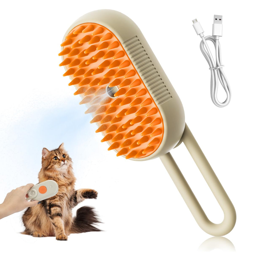 Cat Steam Brush For Shedding