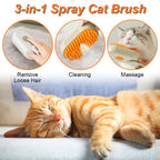 Cat Steam Brush For Shedding