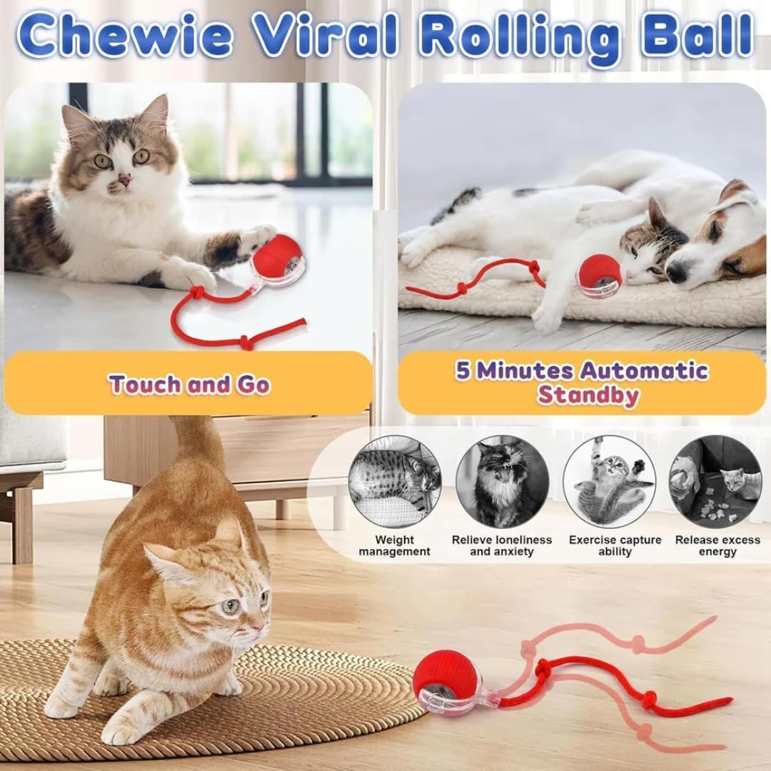 Cat Toy Ball With Led Light