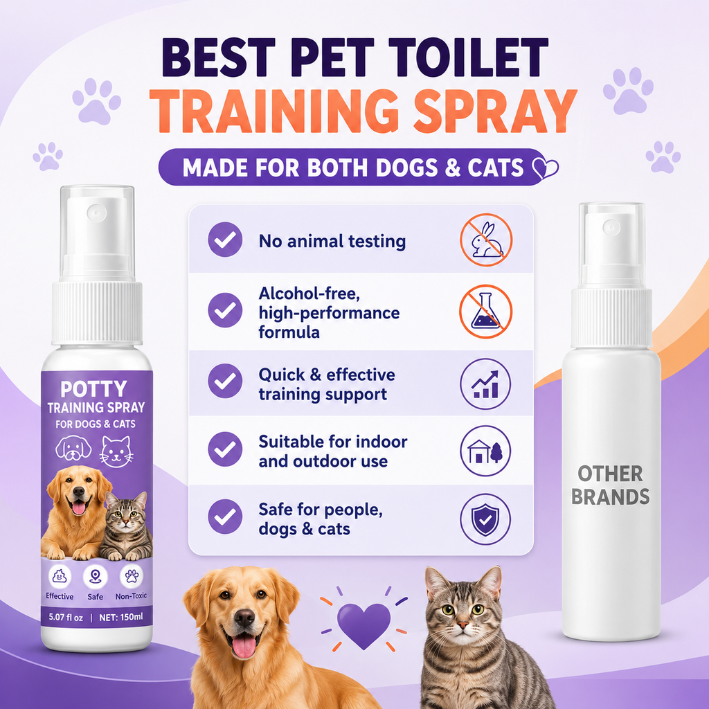 Pet Potty & Toilet Training Spray 150ml – Teach Your Pet the Right Spot